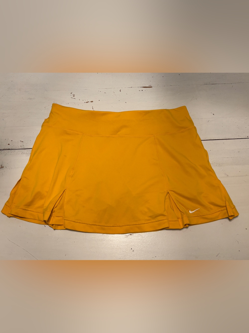Nike Women's Golden Yellow Tennis Skirt